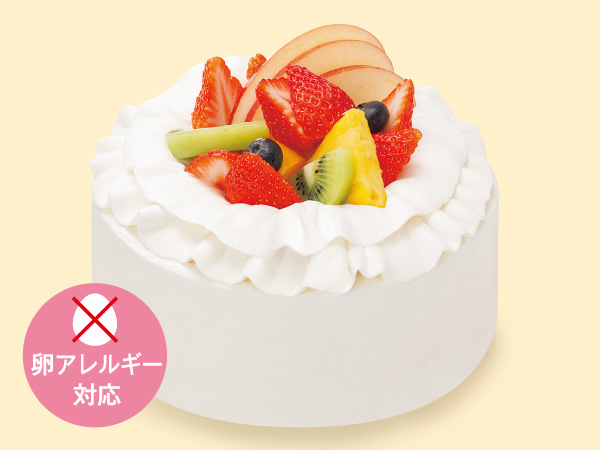 卵アレルギー対応 デコレーションケーキ 約15cm お誕生日ケーキ 店頭受取 果子乃季のバースデーケーキ 果子乃季ｵﾌｨｼｬﾙｳｪﾌﾞｼｮｯﾋﾟﾝｸﾞ